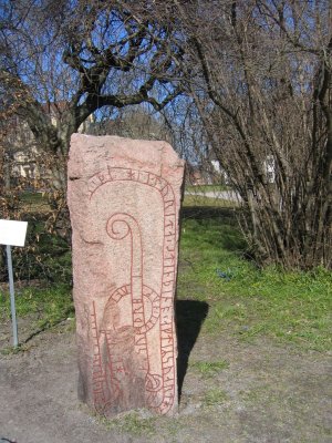 Uppsala: Runestone in Universitetsparken