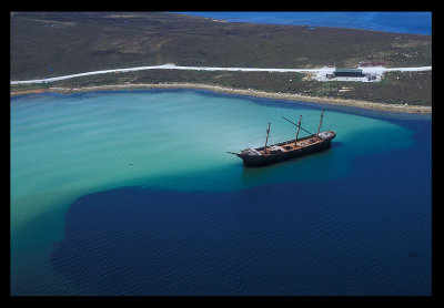 Ship Wreck outside Port Stanley