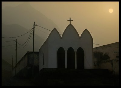 Local church at Santo Antao