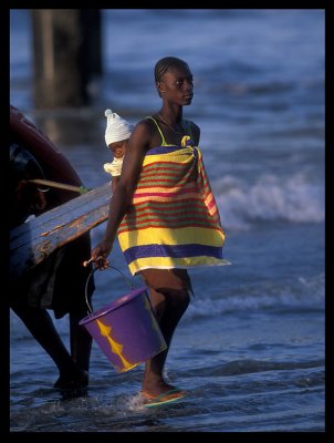Mother & Child - Fishermens beach Bakau
