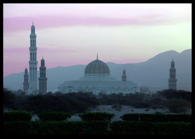 Sultan Q`s mosque outside Muscat