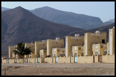 Omanian houses near Yemen border