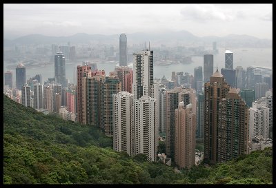 Hong Kong seen from Victoria peak