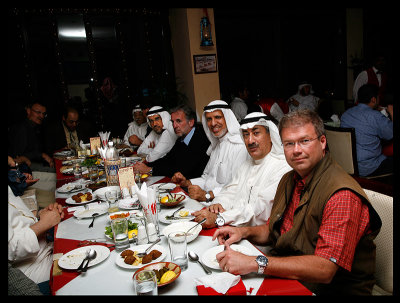 Invited to dinner with Kuwaiti birdwatchers