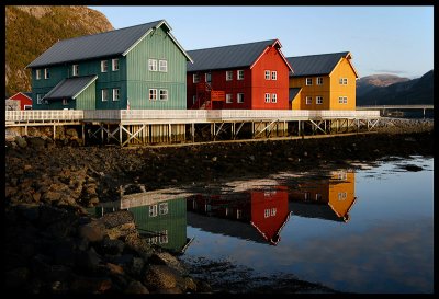 Harbour houses in Lauvsnes