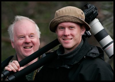 Happy Swedish photographers - Karl Gunnar & Pontus Gustavsson