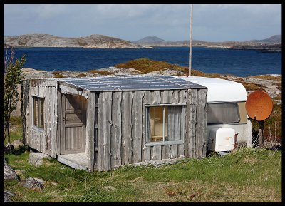 Holmen Camping Flatanger - (old and rusty TV-channels?)