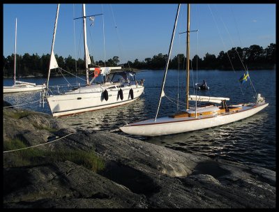 Old (Laurin built) & New (Jeanneau) i Stockholm archipelago summer 2007