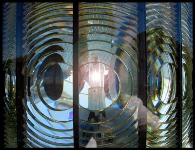 Lamp inside Vinga Lighthouse - Gothenborg Sweden 2004