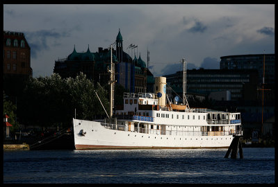 Steamboat in Gothenburg harbour
