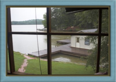Rainy Day from Screened Porch