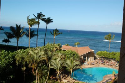 View from our balcony