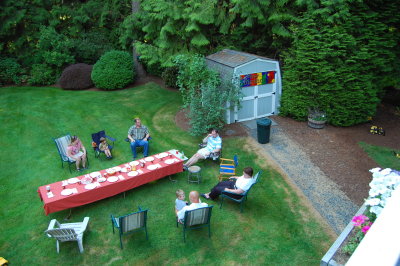 view from deck