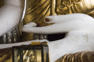 Buddha hand detail, Shwedagon