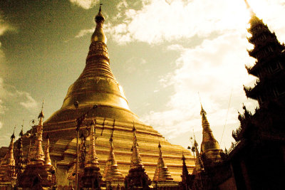 Main temple, slightly nearer to dusk