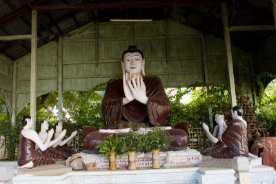 Lord Buddha, with LONG fingers.