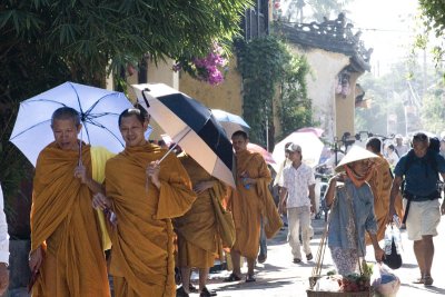 Tourist monks