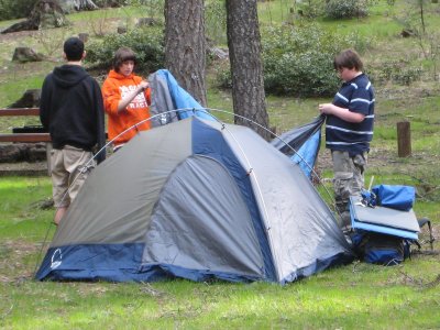Setting up Camp