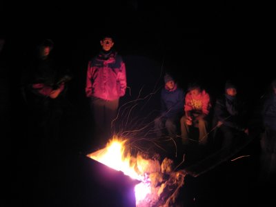 Nathan at the Campfire