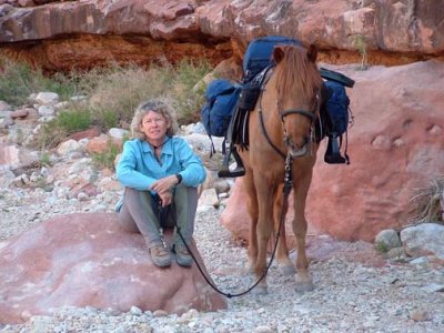 Lisa Leeper and Svali - Grand Canyon Ride