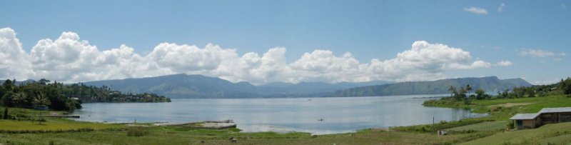 View of Danau Toba taken from Pulau Samosir (Sumatra, Indonesia)
