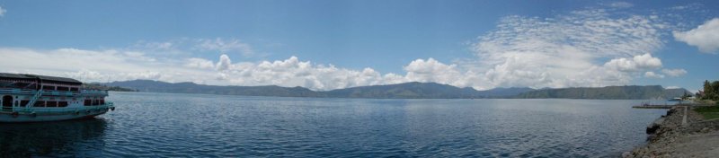 View of Danau Toba taken en route to Parapat (Sumatra, Indonesia)