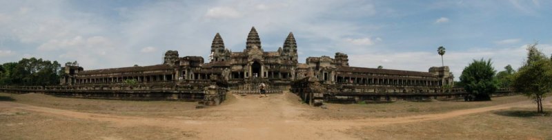 Rear View of Angkor Wat (Siem Reap, Cambodia)