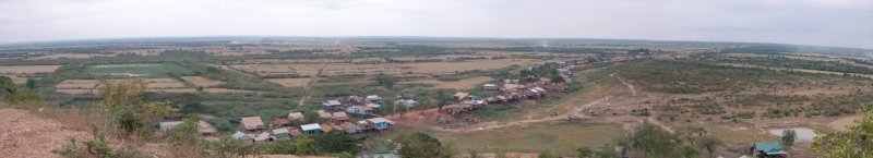 Panoramic view of Chong Kneas (Tonlé Sap, Cambodia)