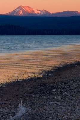 Dusk at Diamond Lake