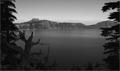 Last Light on Crater Lake