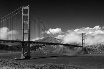 Bridge and Midday Fog