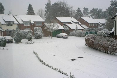 Snow Fall at Rugby 2007