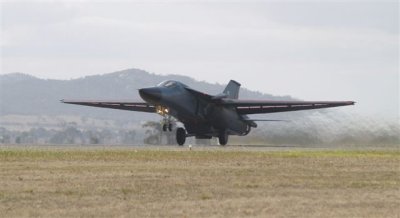 RAAF F111C - Taking Off