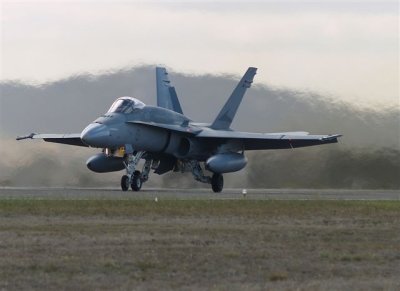 RAAF FA-18 Hornet - Taking off