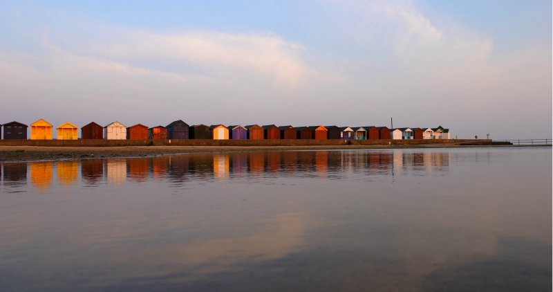 Beach huts