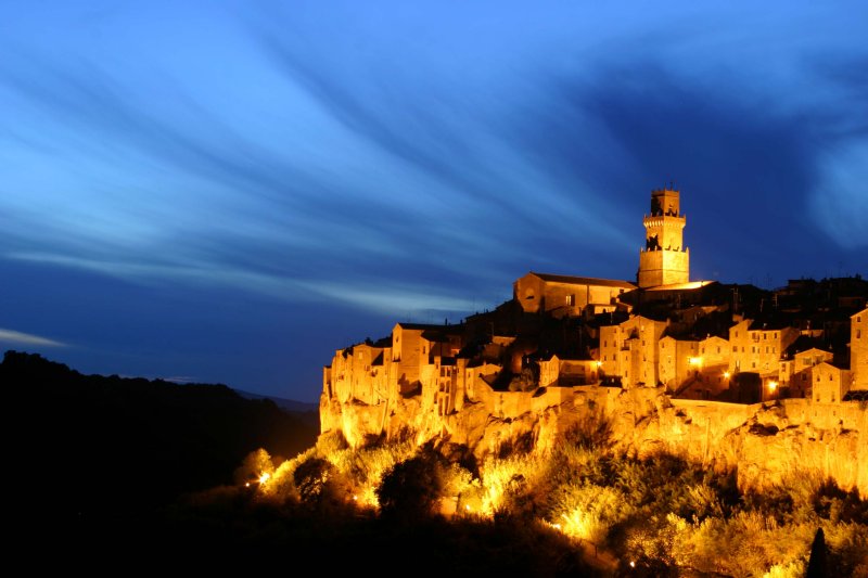 Tuscany hilltop village