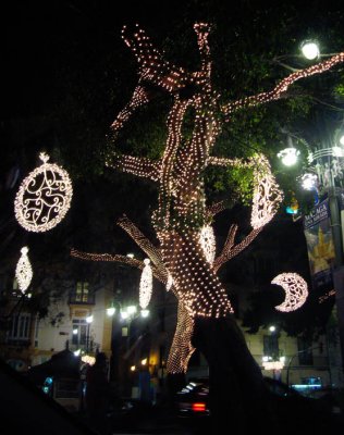 christmas lights, Malaga