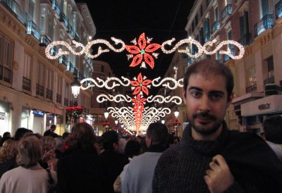xmas lights, Malaga
