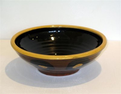 black and yellow bowl 2
