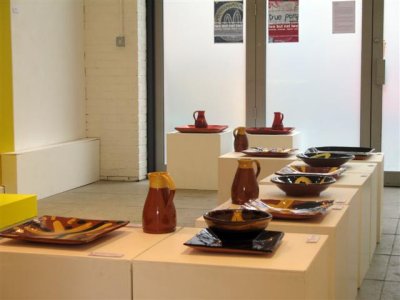 pottery in the show