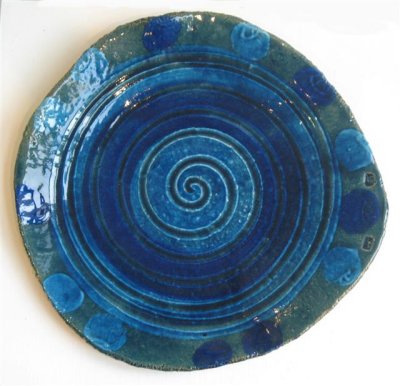 turquoise platter  III