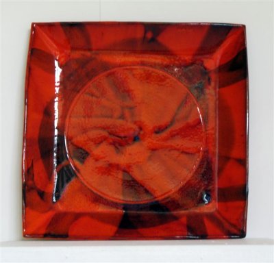 red platter - rising sun