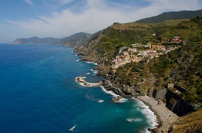 The Cinque Terre looking north