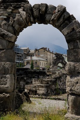 Roman ruins, Aosta