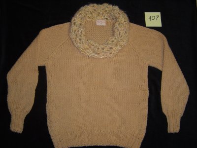 #107 camel merino wool sweater