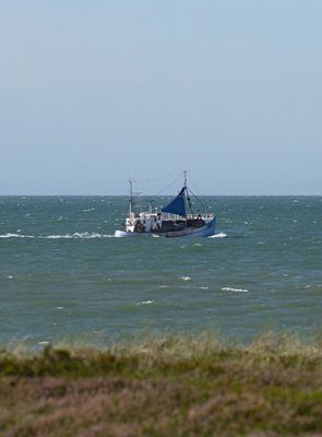 Typical fishing boat, lobster run.