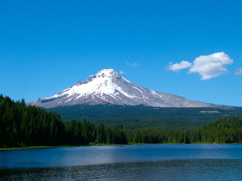 Trillium Lake near Mt. Hood
