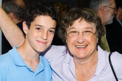 Brother and Grandmother of the grad.