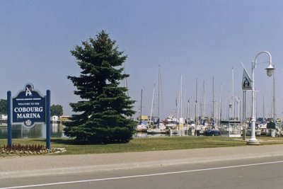 Cobourg marina.