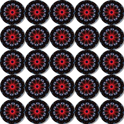 Red and Blue x 25